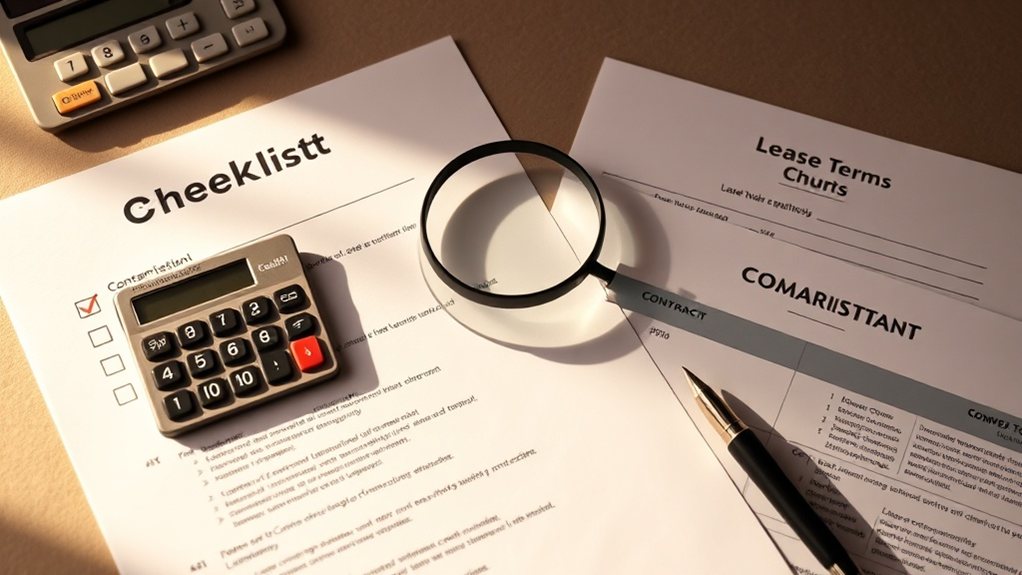 copier rental evaluation checklist